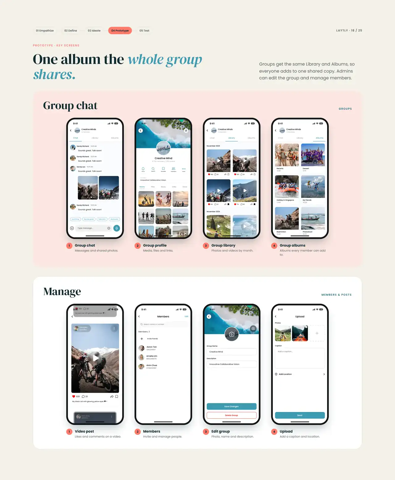 Group chat and albums