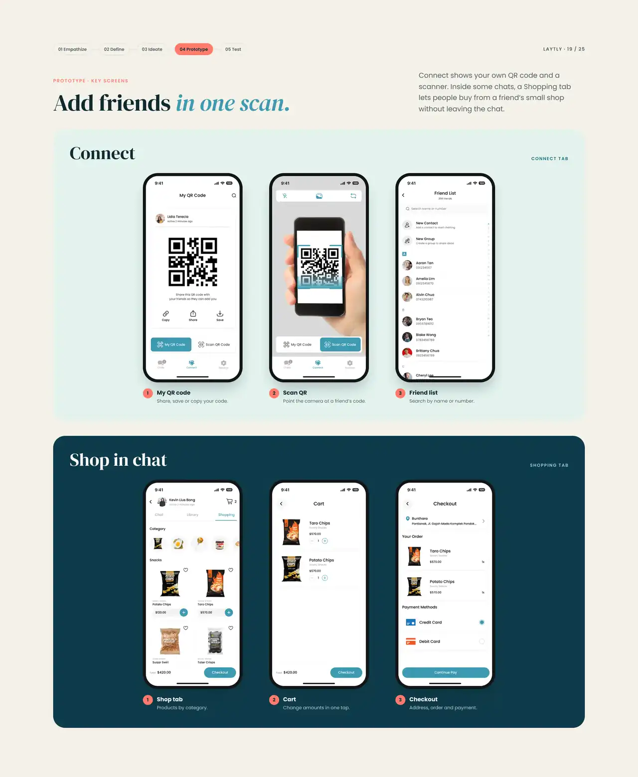 Connect and shop