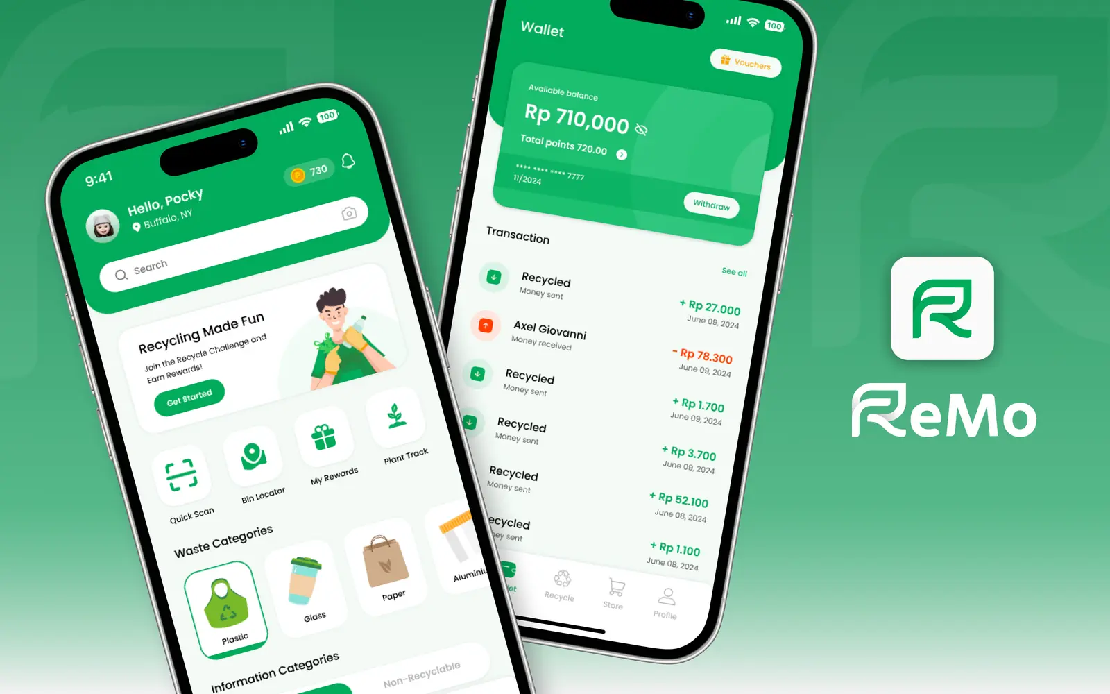 ReMo: the waste classification flow and the material value screen