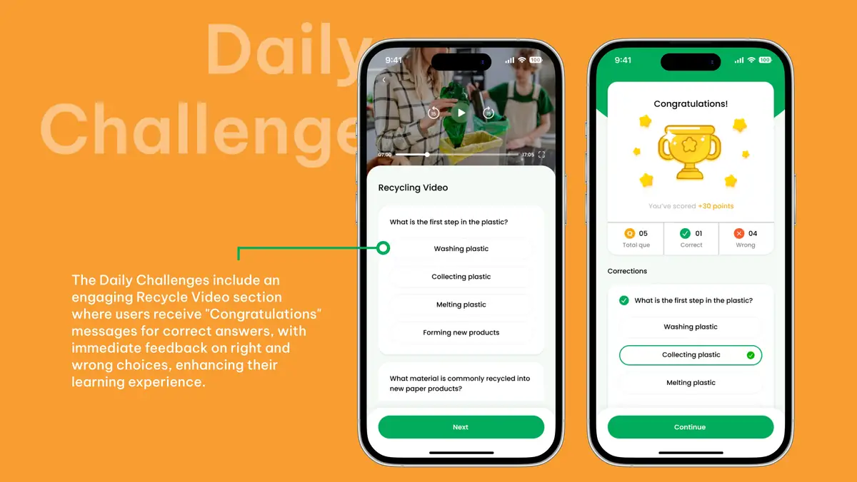 A daily challenge: recycling video quiz
